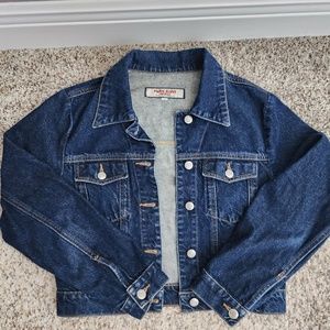 Vintage Y2K Paris Blues Denim Jacket Jean Blue Medium Coastal Cowgirl